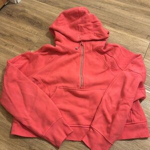 Scuba oversized half zip hoodie M/L
